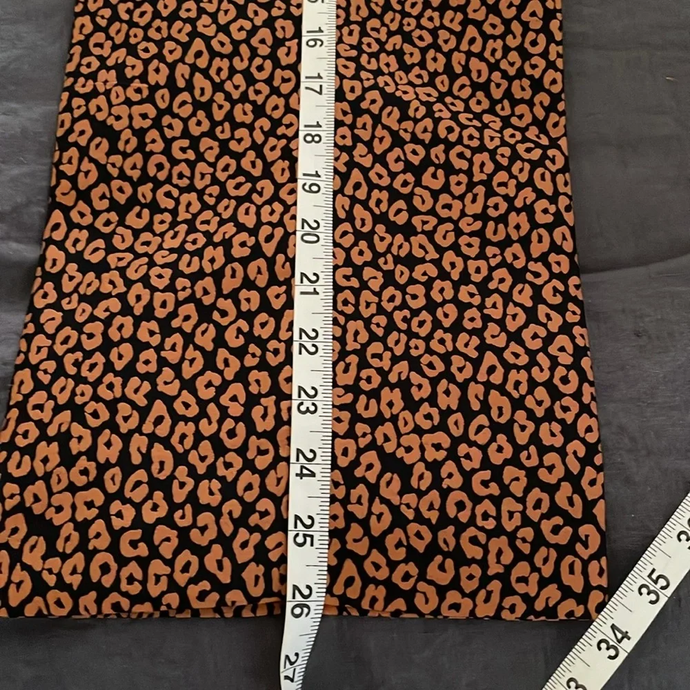 Kate Spade Flora Elegant Pants cropped leopard jacquard size 10 office business